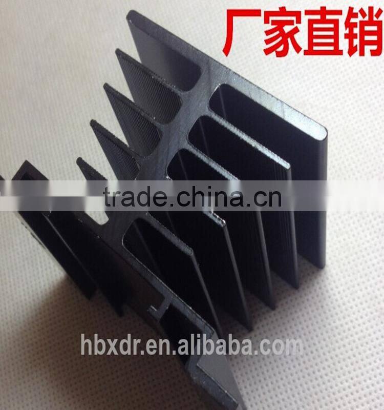 Anodized CNC custom precision fan aluminum heat sink for projector