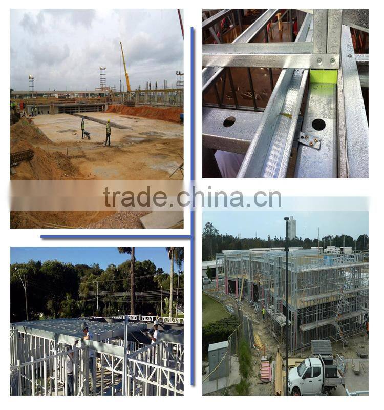 High Quality Light Steel Prefabricated Market Building Design