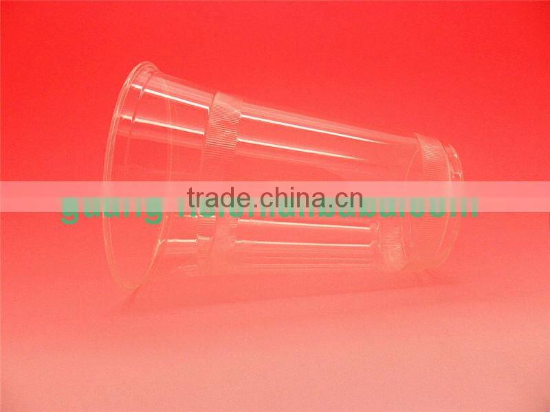 one-time/one-off compostable Plastic PLA(polylactic acid) ice cream cup