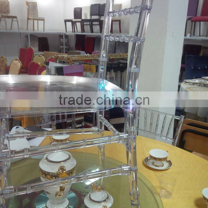 Wholesale LED light resin chair / chiavari chair
