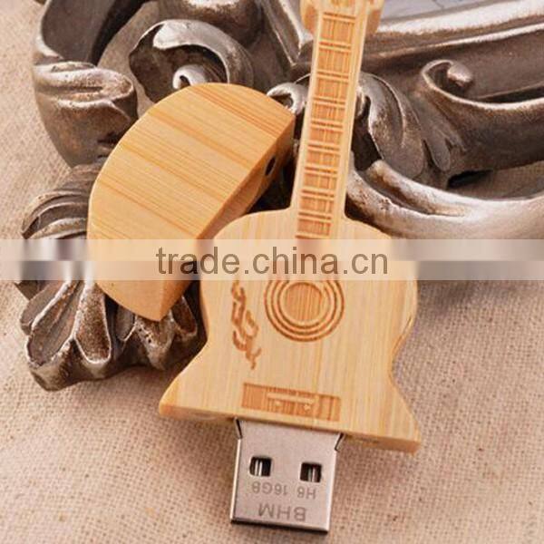 2017 Fashion design Guitar model USB Flash Drive Drive memory Stick U Disk
