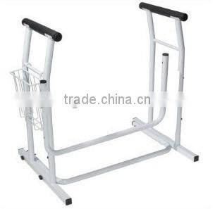 Healthcare equipment Toilet Safety Rail/Toilet Support Rail With Non-Slip Padding