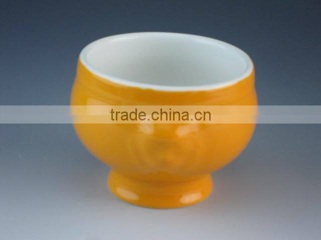 small casserole without lid 350 ml glazed porcelain microwave safety