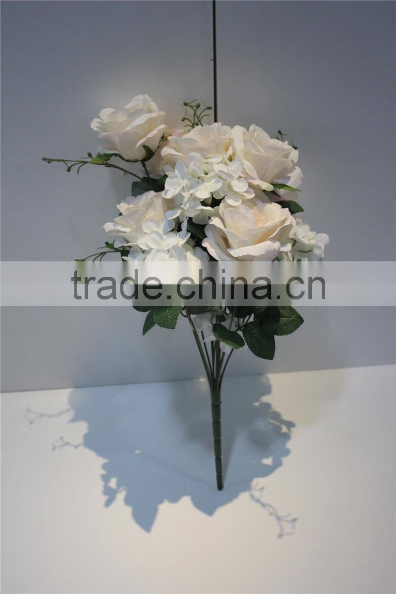 brand name decorative artificial flowers bundled rose big rose flower