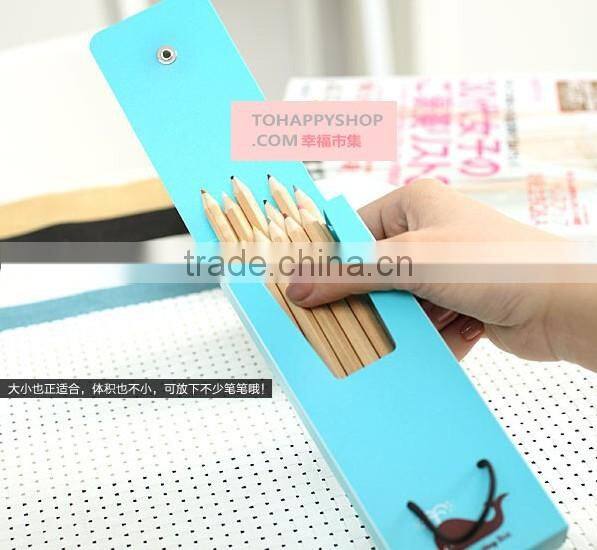 16.5cm*6cm pp funny pencil case with botton