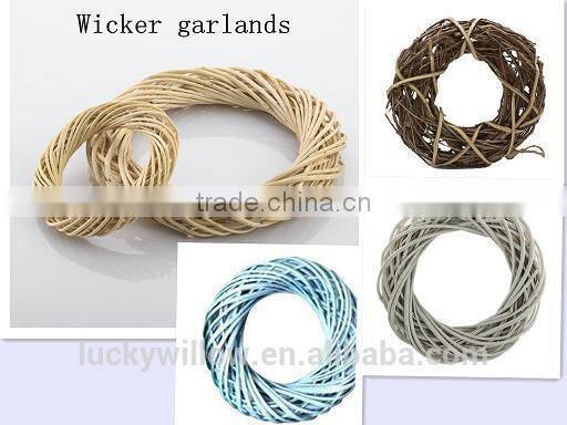 Manufacturer wholesaler Christmas wicker rattan bell decoration