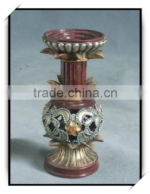 Beautiful art craft fiberglass home candle holder