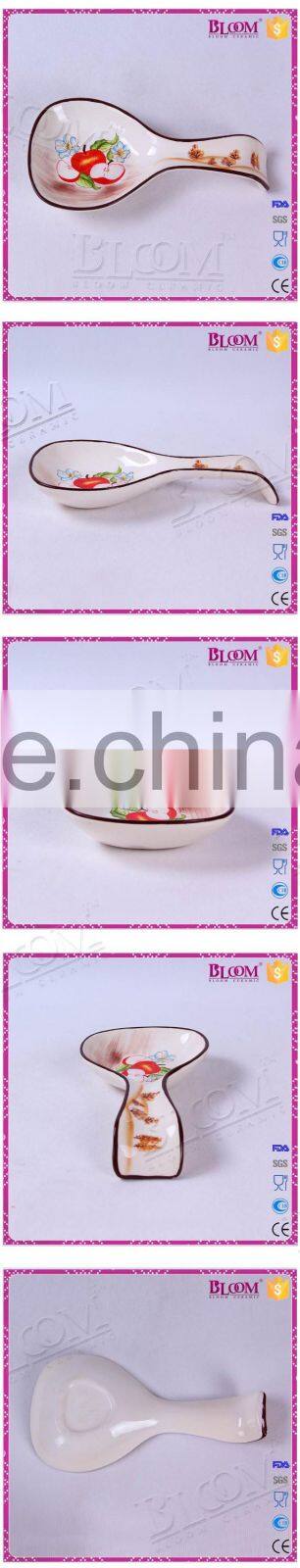 home tableware decoration glazed ceramic spoon