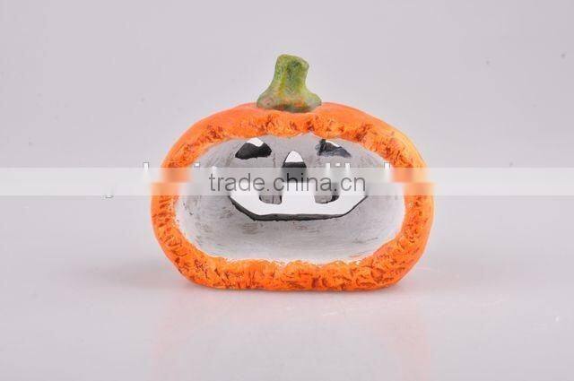 Pumpkin Candle Holder Ceramic Artware/Home Decoration Halloween Candlestick
