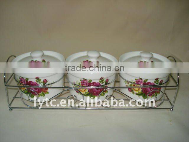 ceramic kitchen spice jar