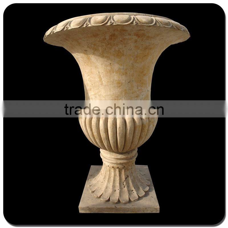 Cheap and high quality Chinese natural stone granite flower pot