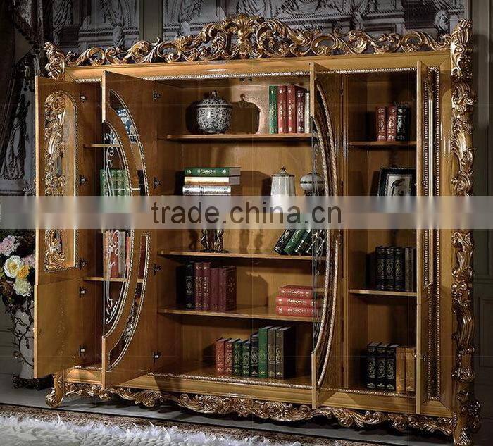 Luxury antique office desk office bookcase