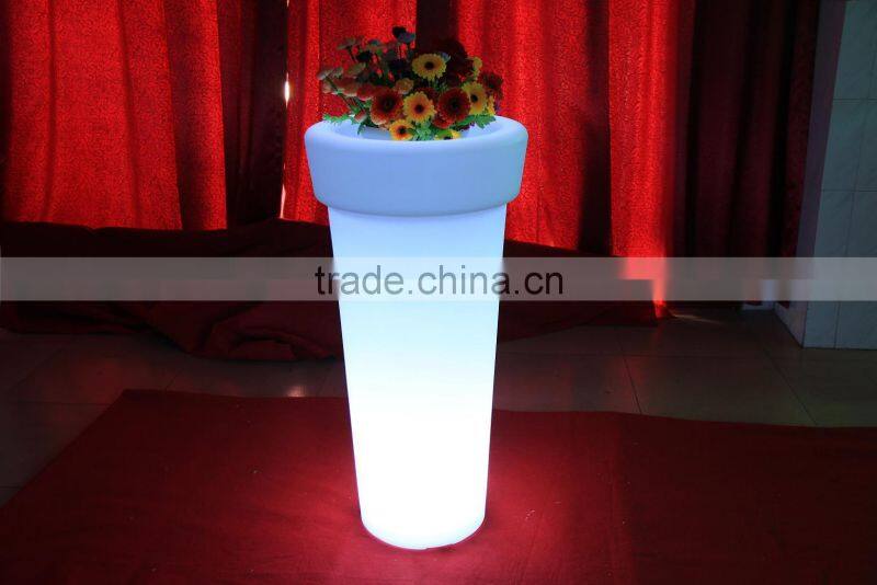 Eco-friendly plastic ice bucket led for promotion