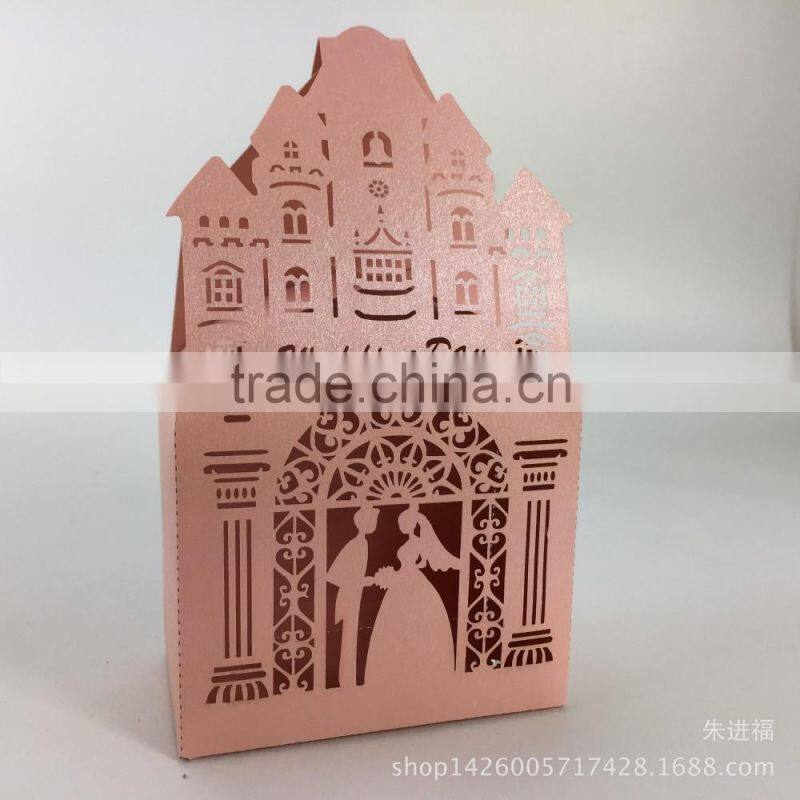 foldable sweet wedding candy box romantic paper wedding box