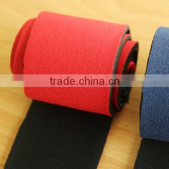 Excellent quality low price stretch fabric neoprene, Diving suit neoprene with printing cloth nylon/polyester neoprene fabric wa