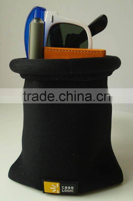 Hot Sale Fashion Style Black Neoprene Pencil Vase with Pothook