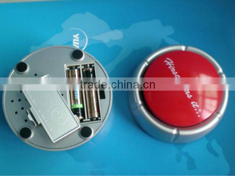 Custom musical button for fridge,game console,gift,promotion or others