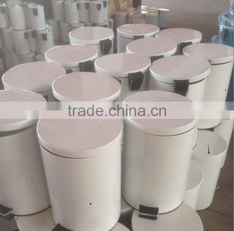 multicolors painted stainless steel dustbin/trashcan with good quality