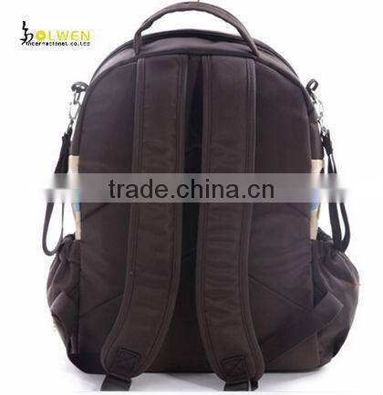 high-capacity diaper bag with microfiber