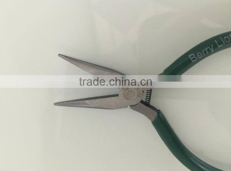 Berrylion mini 5" Long Nose Pliers without teeth polished mini Long nose plier