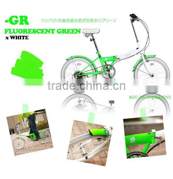 Colorful Folding Bicycle Japanese Design MINIVELO with Shimano part