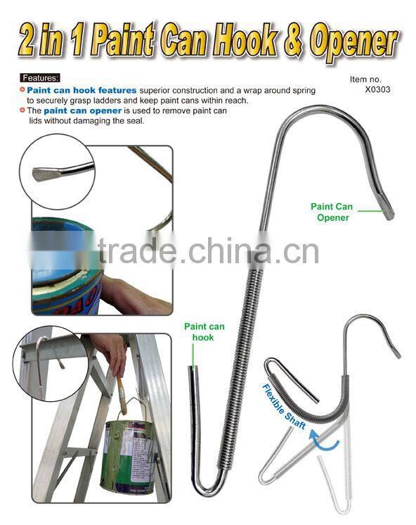 2 in 1 Paint Can Hook & Opener