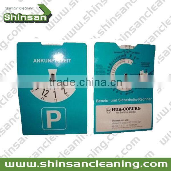 2017 paper parking disc,parking disc clock,parking disc