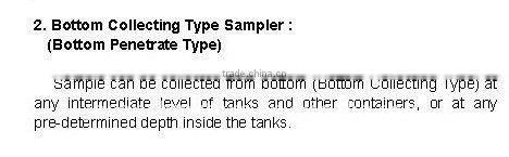 Sampling Bottles(Sampler)