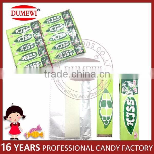 Strong Mint Kiss 4 Sticks Slim Chewing Gum
