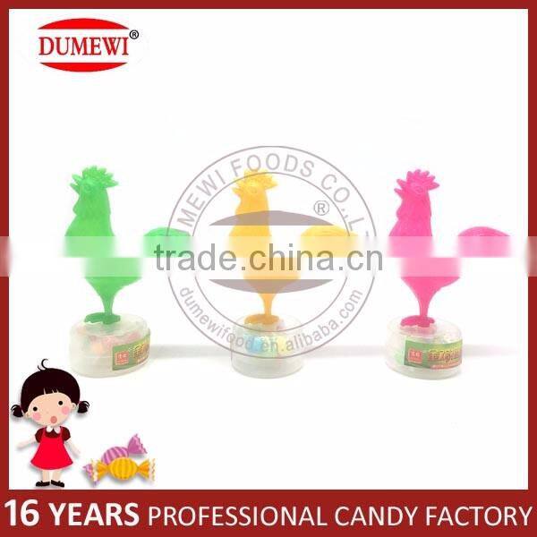 Hot Mini Rooster Shape Toy Candy