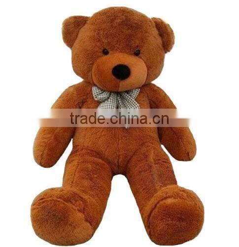 NET Giant Big Cute Deep Brown Plush Teddy Bear Huge Soft 100% Cotton Toy
