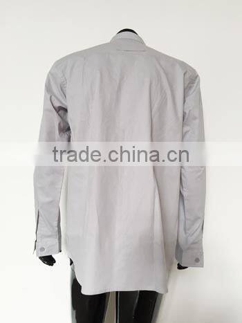 hiking shirt/mens outdoor shirt with glass hole