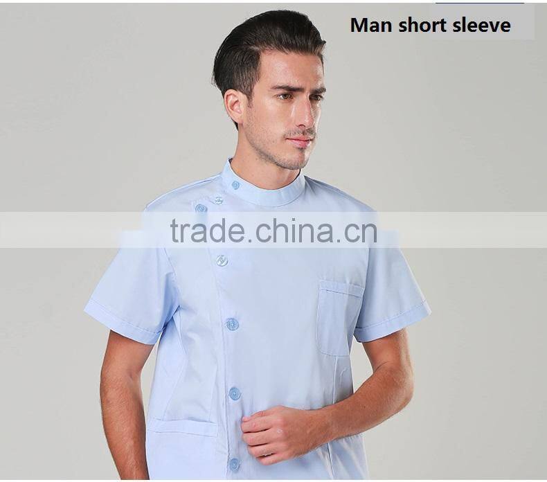 Nurse short sleeve wear dental and oral doctor apparel summer medical uniform scrubs suits