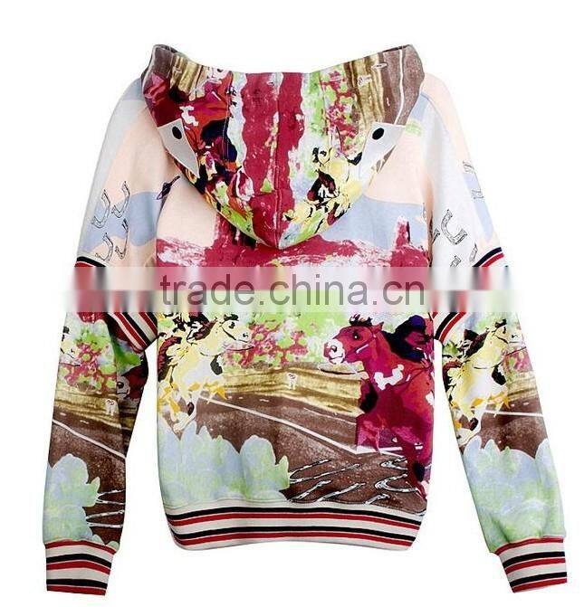 fashion all over sublimation printing fitness hoodie sports hoodie design your own hoodie for women