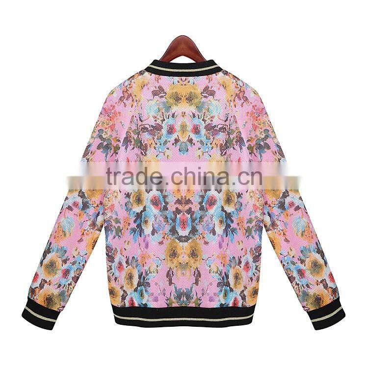 heated girls designer windbreaker sublimation baseball custom mesh women bomber jacket model 2015 winter 2016