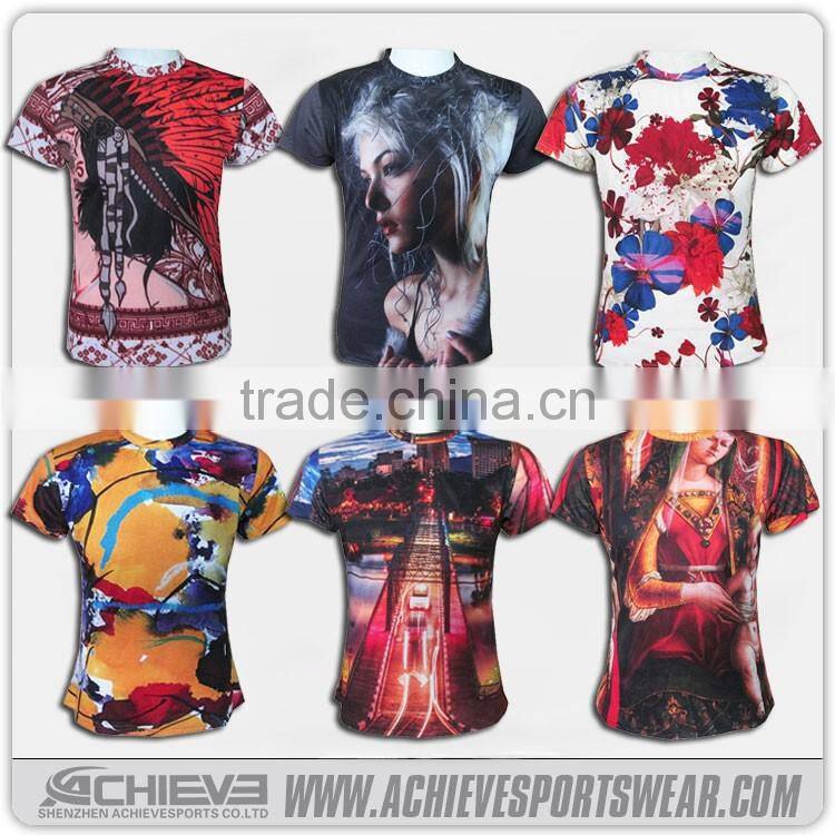 Custom brand casual office t shirt slim man