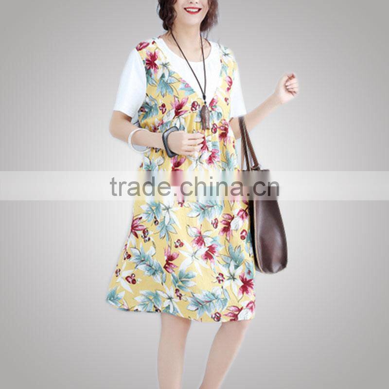 Popular Summer Plus Size Women Fancy Fabric Flowers For Dress For Fat