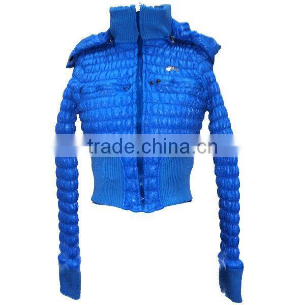 Stitches coats for Ladies clothing China