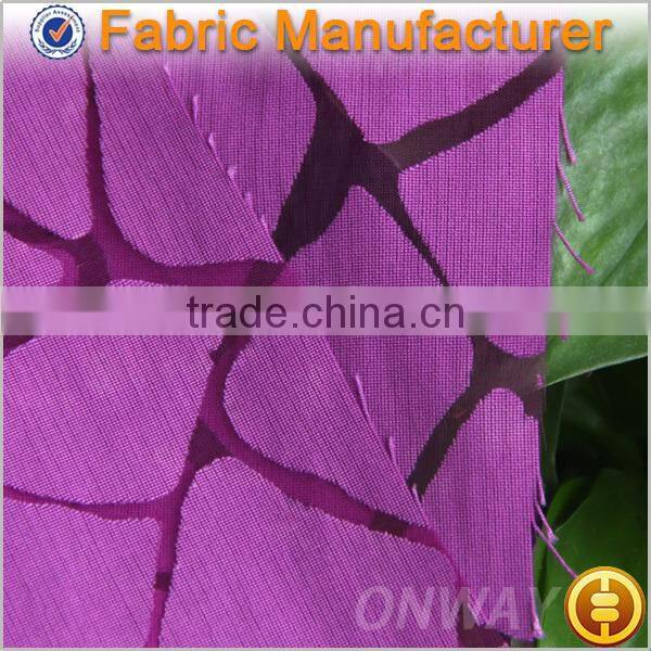 Dress fabric supplier Top selling Elegant Jacquard 100 polyester woven fabric