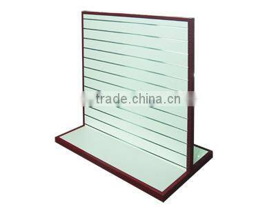 wooden slatwall etagere shelves gondola island shelving shelves