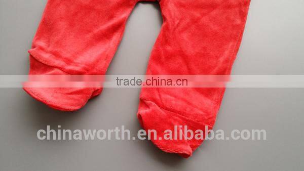 customized cheap baby girl romper oem baby velvet romper