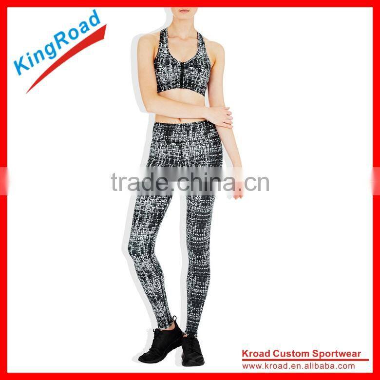 Sublimated wholesale running and sport tights