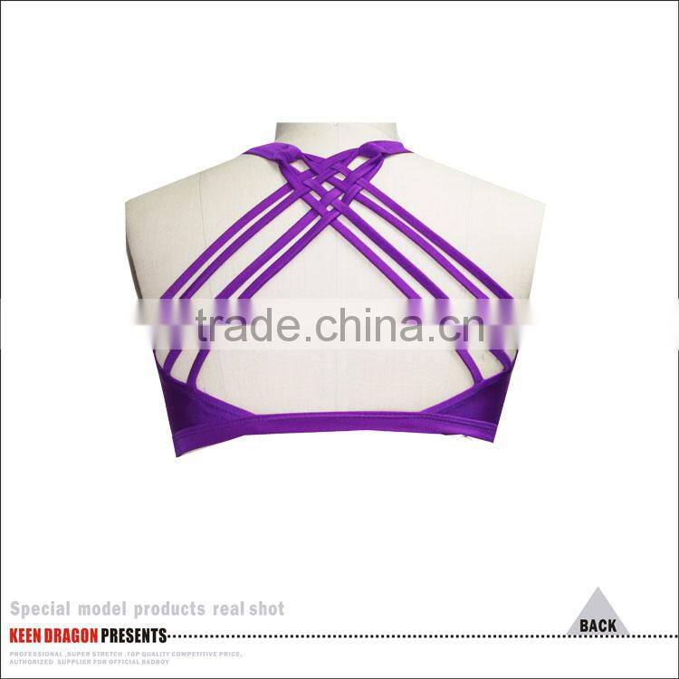 Women Stretchable Safety Embroidery Surfing Sports Bra/Seamless Vest