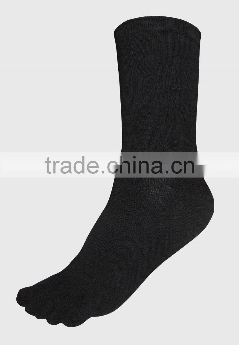 Copper Bamboo Athlete's Foot Control Toe Sock (Black)