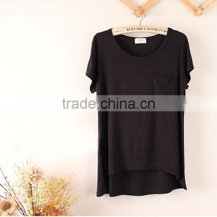 hot sell cool summer candy color modal blouse