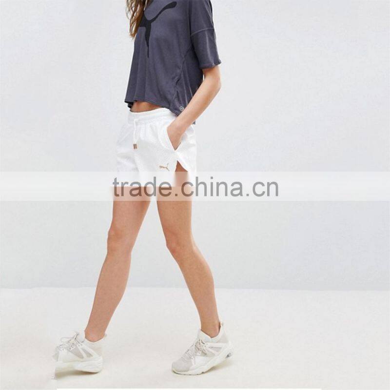 PU sports shorts Female summer loose wide leg running hot shorts women youth girl Casual home yoga pants