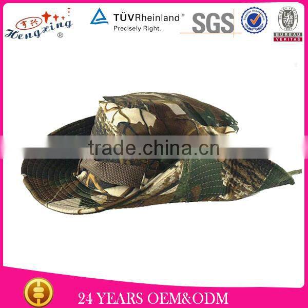 Fisherman camo unisex marijuana bucket hat