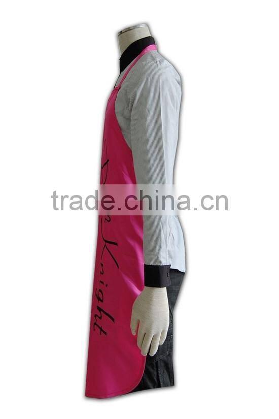Wholesale Factory Price Peach pink stylish custom cupcake aprons
