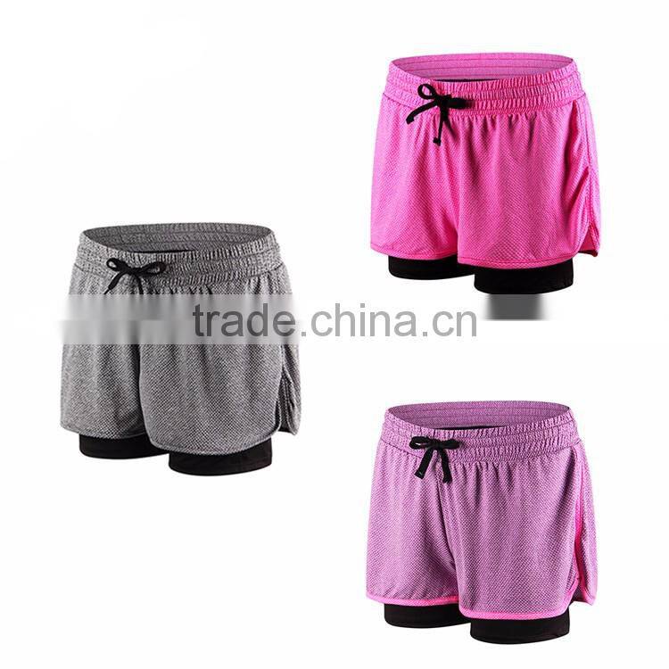 Last Design Athletic Wear Cheap Exercise Clothes Run Short Gym Women