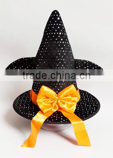 2015 New Arrive especial witch hat have wings halloween hat for children